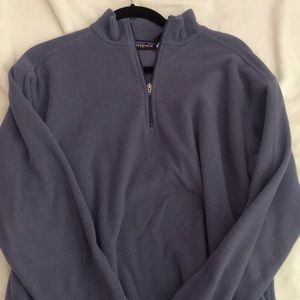 Patagonia purple fleece quarter zip jacket